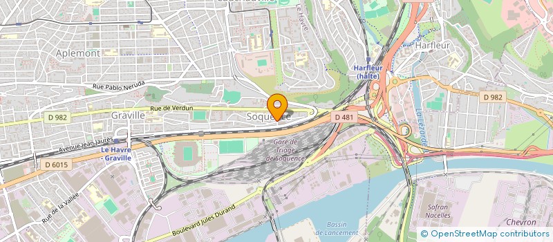 localisation de l'entreprise AC CARROSSERIE à LE HAVRE