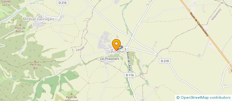 localisation de l'entreprise AC CASTEL  CASTELNAUDARY