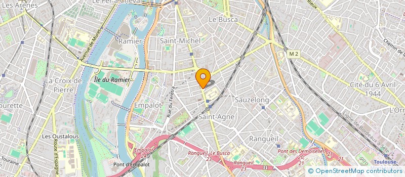 localisation de l'entreprise AC CD IMMO  TOULOUSE