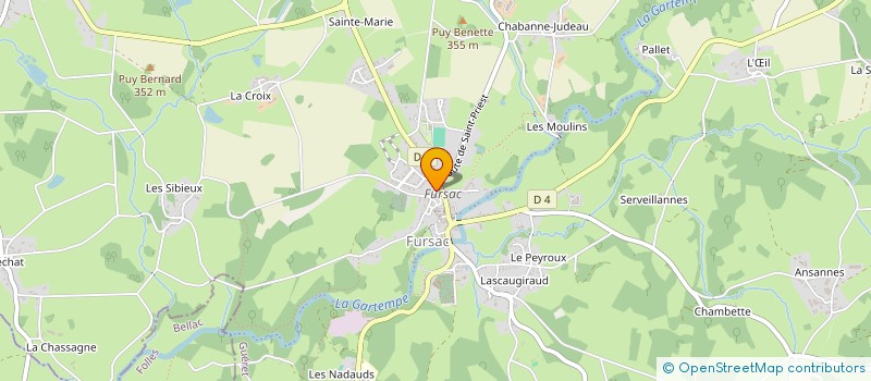 localisation de l'entreprise AC-CEE à FURSAC