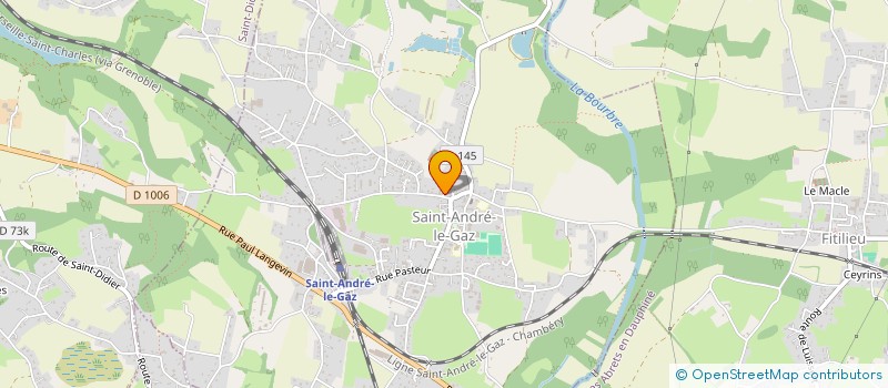 localisation de l'entreprise AC CHARPENTE  SAINT-ANDRE-LE-GAZ