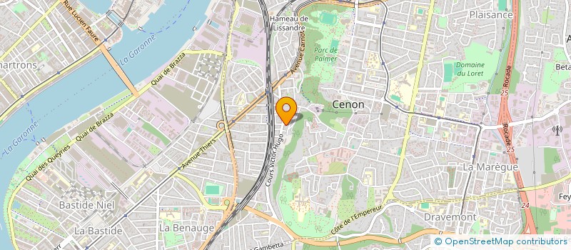 localisation de l'entreprise AC CHAUD FROID 33  BORDEAUX