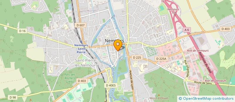 localisation de l'entreprise AC & CIE  NEMOURS