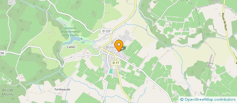 localisation de l'entreprise AC & CO  BLASIMON