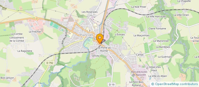 localisation de l'entreprise AC COACHING à PLANCOET