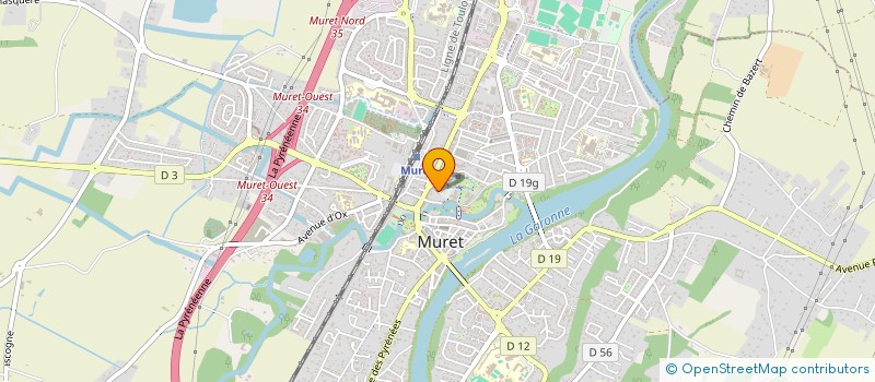 localisation de l'entreprise AC COIFFURE  MURET