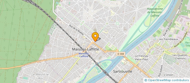 localisation de l'entreprise AC COMPAGNIE à MAISONS-LAFFITTE