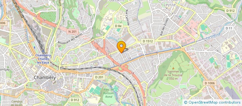 localisation de l'entreprise AC & COMPTA  CHAMBERY