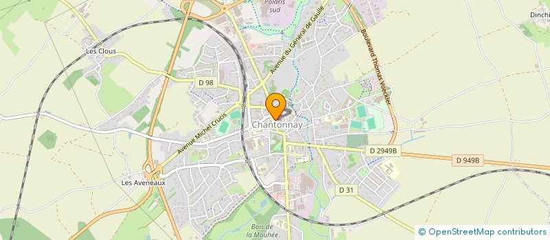 localisation de l'entreprise AC CONDUITE à CHANTONNAY