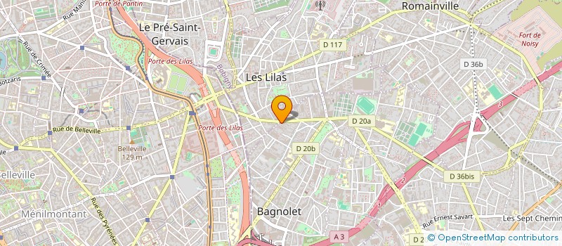 localisation de l'entreprise AC CONFORT à BAGNOLET