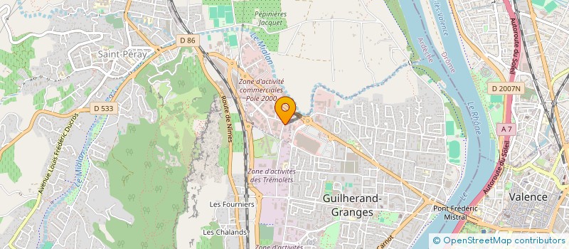 localisation de l'entreprise AC CONFORTIQUE à SAINT-PERAY