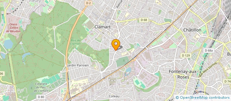 localisation de l'entreprise AC CONSEIL  CLAMART