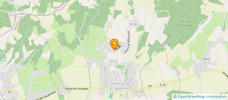 localisation de l'entreprise AC CONSEIL STRATEGIE  VILLETTE-DE-VIENNE