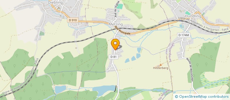 localisation de l'entreprise AC CONSTRUCTION  METZING