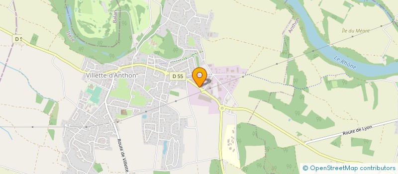 localisation de l'entreprise AC CONSTRUCTION  VILLETTE-D'ANTHON