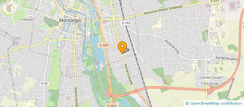 localisation de l'entreprise AC CONSTRUCTION à MONTARGIS
