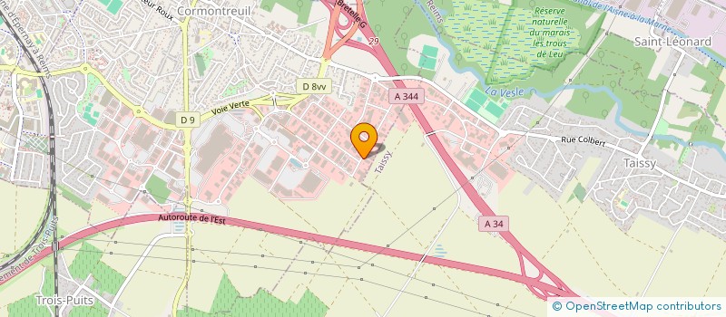 localisation de l'entreprise AC CONSTRUCTION  CORMONTREUIL