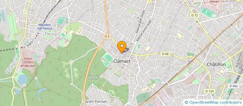 localisation de l'entreprise AC CONSULTING à CLAMART
