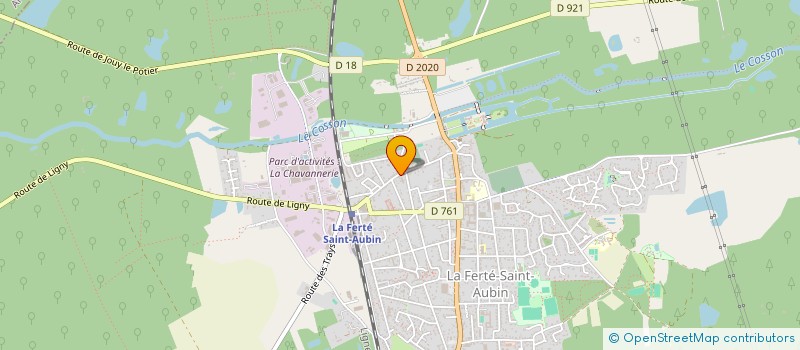 localisation de l'entreprise AC CONTROLE SARL à LA FERTE-SAINT-AUBIN