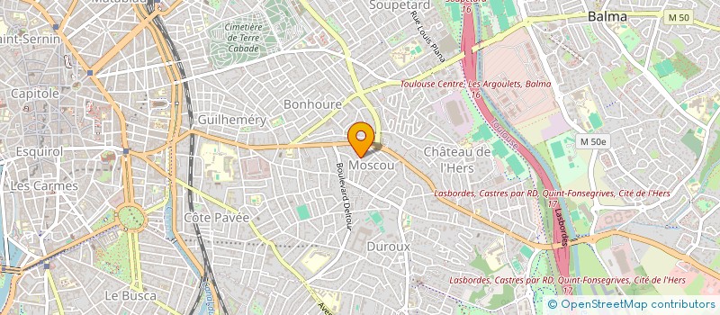 localisation de l'entreprise AC D'EAU  TOULOUSE