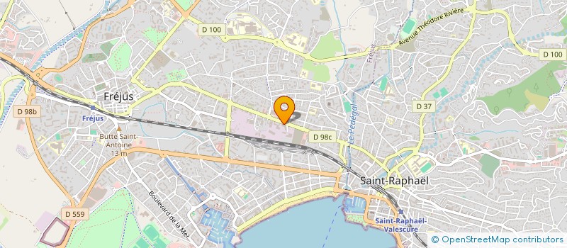 localisation de l'entreprise AC DECO à FREJUS