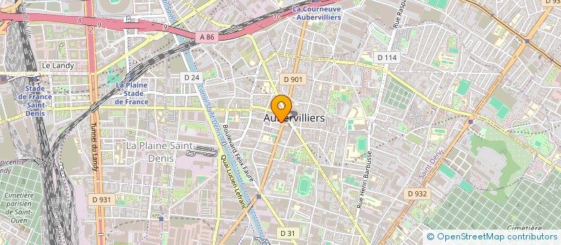 localisation de l'entreprise AC DENTAL  AUBERVILLIERS