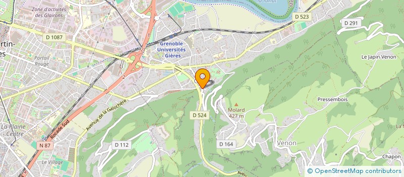 localisation de l'entreprise AC DEPANNAGE  GIERES