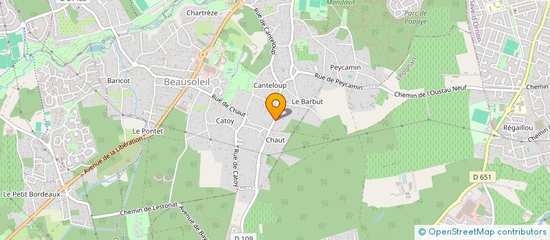 localisation de l'entreprise AC DEVELOPPEMENT à GRADIGNAN