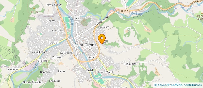 localisation de l'entreprise AC'DIAG à SAINT-GIRONS
