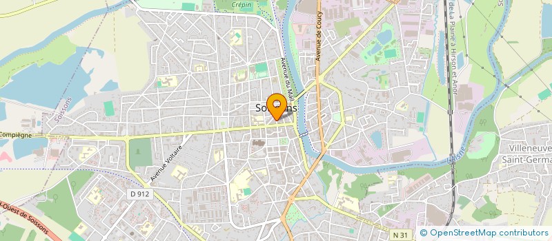 localisation de l'entreprise AC DIET à SOISSONS