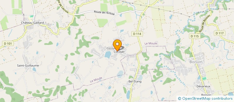 localisation de l'entreprise AC DISTRIBUTION à LE MOULE
