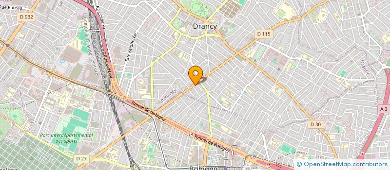 localisation de l'entreprise AC DRANCY à DRANCY