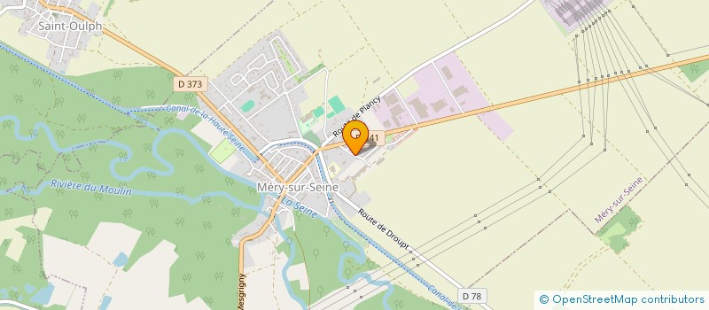 localisation de l'entreprise AC DREAMS EVENTS  MERY-SUR-SEINE