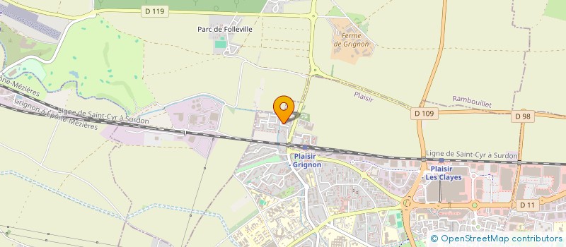 localisation de l'entreprise AC & DS IMMO INVEST  PLAISIR