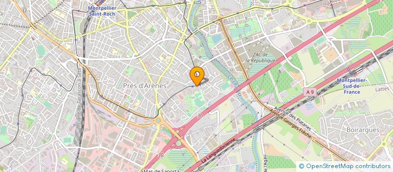 localisation de l'entreprise AC ELEC 34 à MONTPELLIER