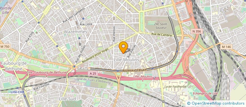 localisation de l'entreprise AC ELEC SERVICES à LILLE