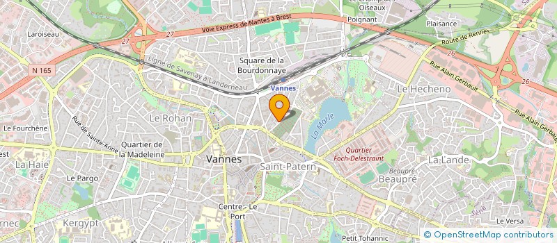 localisation de l'entreprise AC ELECTRICITE à VANNES