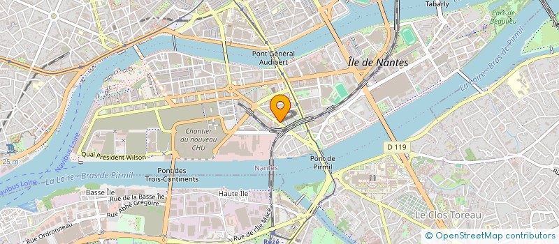 localisation de l'entreprise AC ELECTRONIQUE à NANTES
