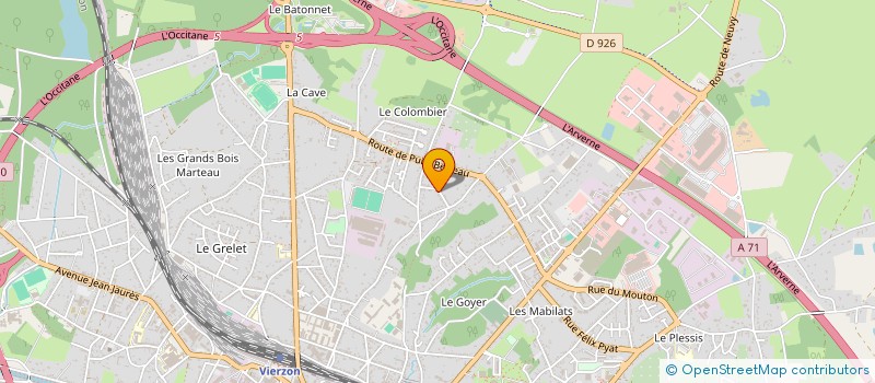 localisation de l'entreprise AC.ER  VIERZON