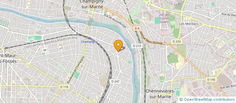 localisation de l'entreprise AC ESTATE à SAINT-MAUR-DES-FOSSES