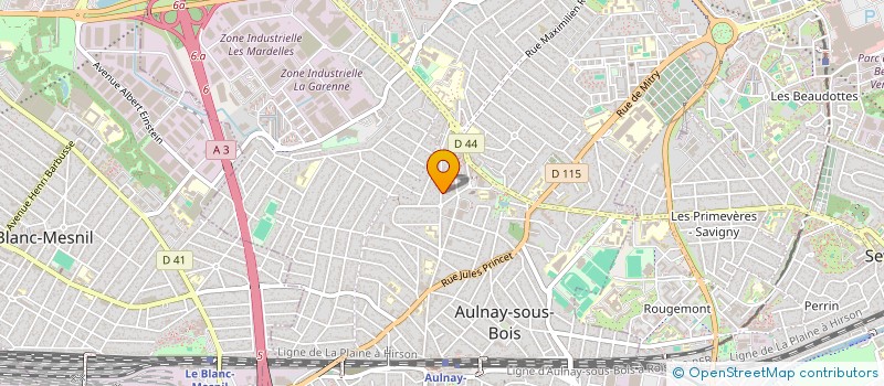 localisation de l'entreprise AC ET DC à AULNAY-SOUS-BOIS