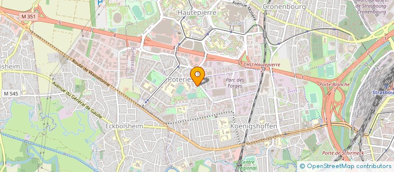 localisation de l'entreprise AC ETANCHEITE à STRASBOURG