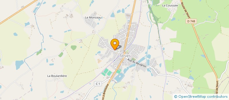 localisation de l'entreprise AC EUSTACHE  BRESSUIRE