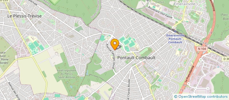 localisation de l'entreprise AC EXPERTISES à PONTAULT-COMBAULT