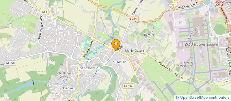 localisation de l'entreprise AC FIDUCAIRE LAFON  BILLERE