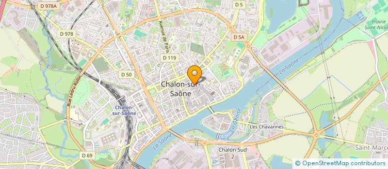 localisation de l'entreprise AC FINANCES à CHALON-SUR-SAONE