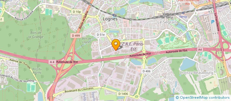 localisation de l'entreprise AC FINANCES à LOGNES