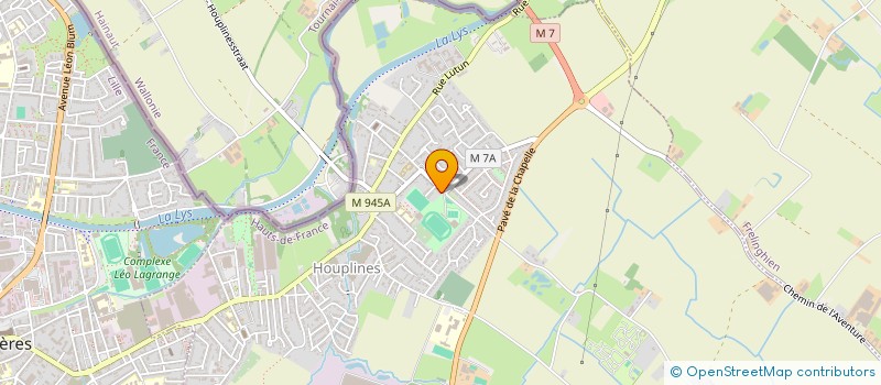 localisation de l'entreprise AC FLANDRES à HOUPLINES