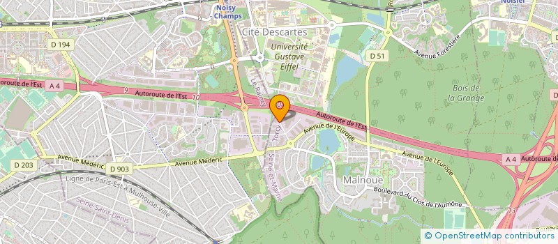localisation de l'entreprise AC FLEXFRANCE à EMERAINVILLE