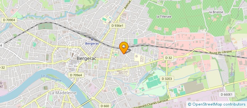 localisation de l'entreprise AC'FOR à BERGERAC